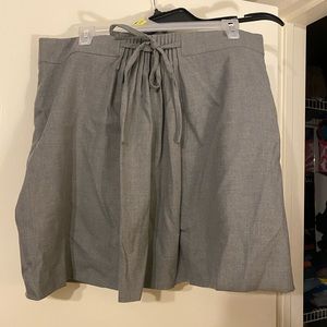 Gap A-Line skirt, gray, above the knee